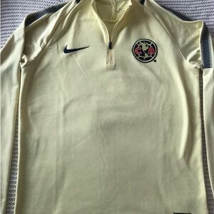 Nike Club America Half Zip Warmup Jacket Men Size M Mexico Pre Loved Condition